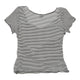 Vintageblack & white Armani Top - womens large