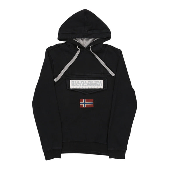 Vintageblack Napapijri Hoodie - mens small