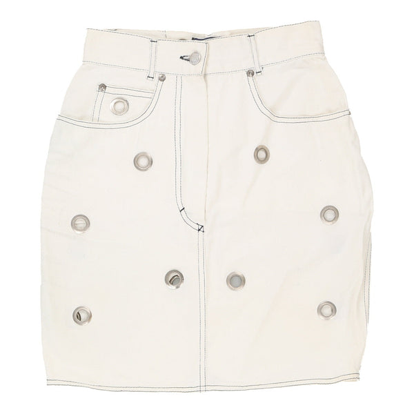 Vintagewhite Oaks By Ferre Denim Skirt - womens 24" waist